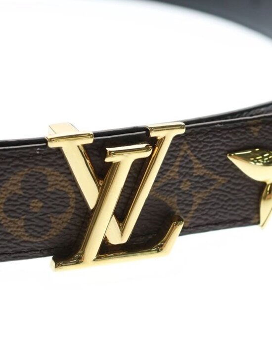 Louis Vuitton Reversible Logo Buckle Monogram Belt Brown main image 4